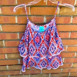 Tank top h i p brand. Multi colored